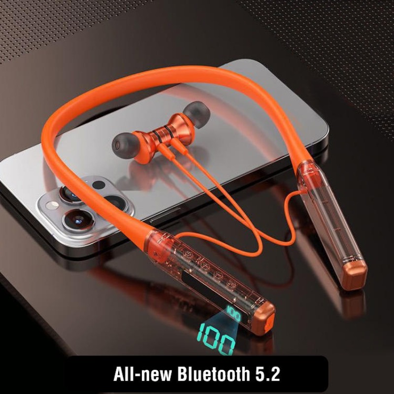 Esports Gaming Earbuds - Earphone Nirkabel Transparan S-06 dengan Magnet,