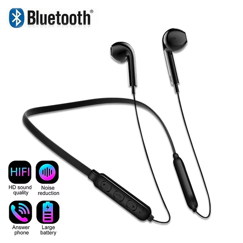 Esports Gaming Earbuds - Earphone Bluetooth Nirkabel Desain Neckband Nyaman