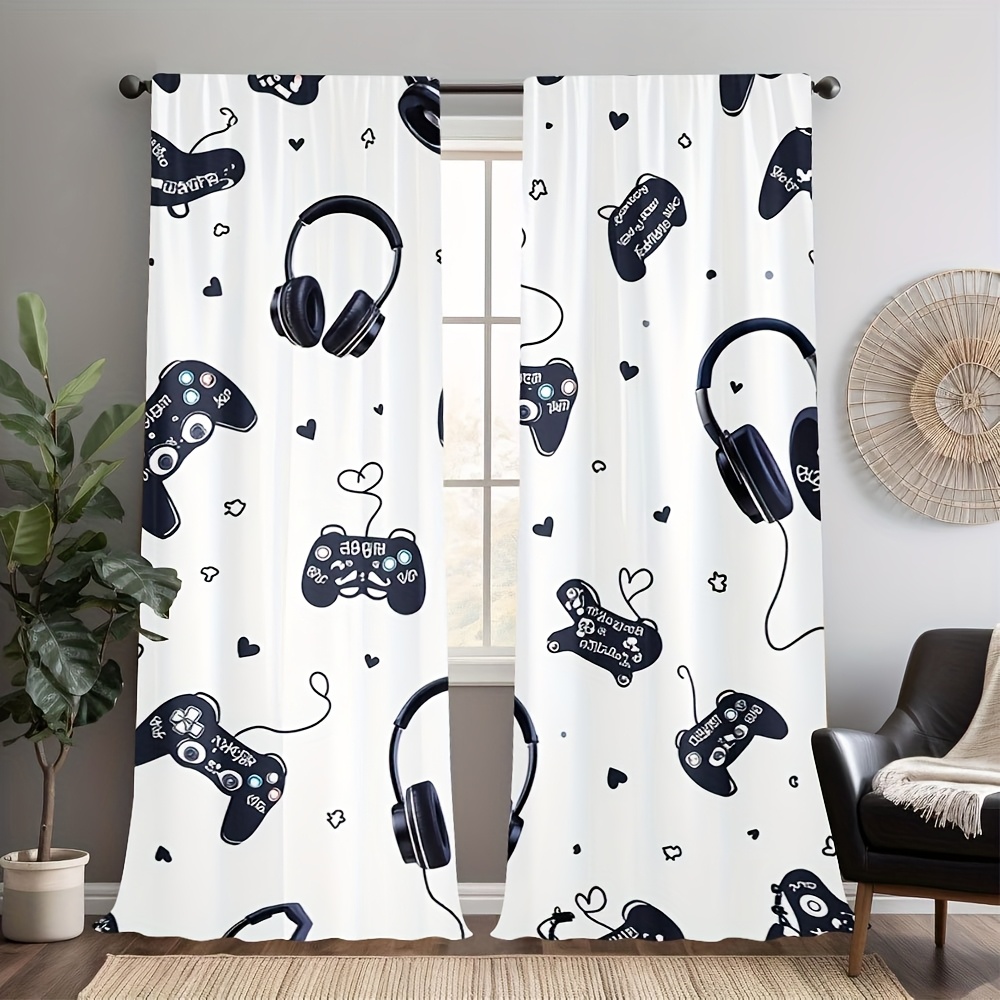Esports Gaming Youtube - Tirai Bermotif Kontroler Game, Tirai Bermotif