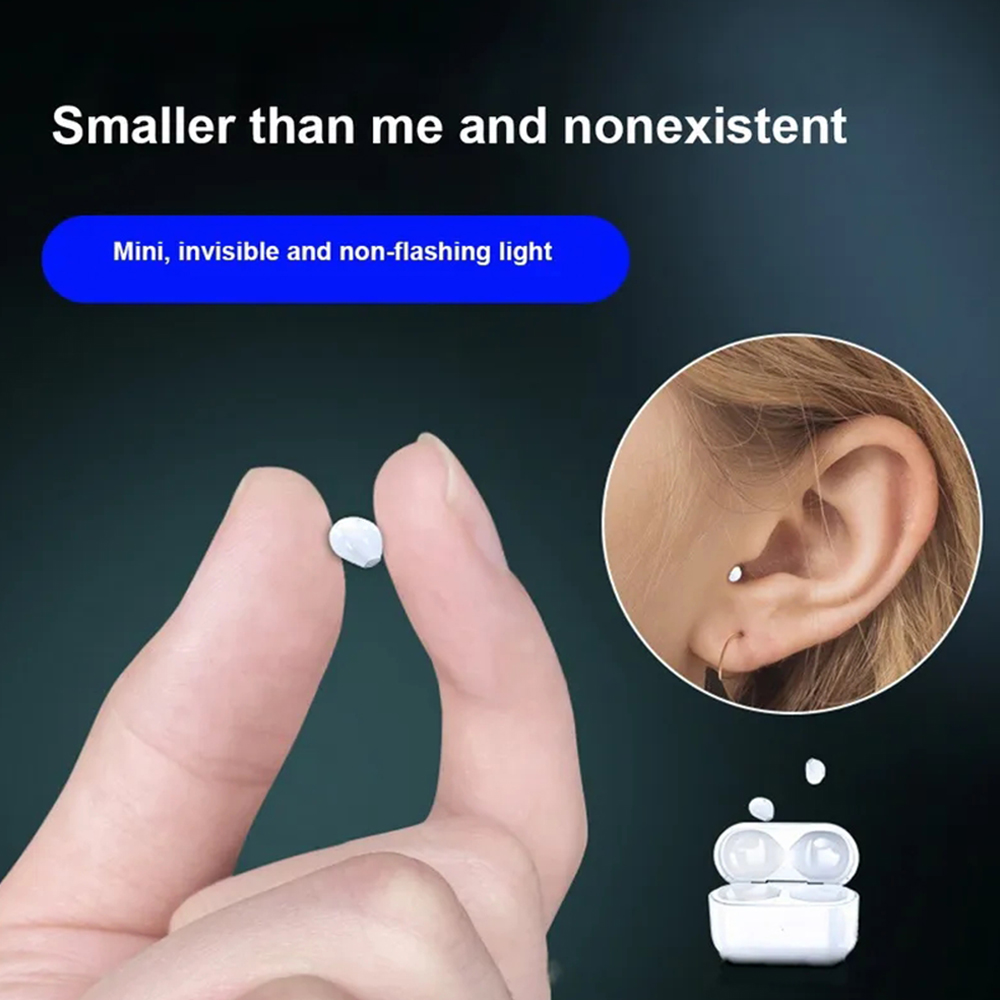 Earphone Mini tak terlihat, he - Esports Gaming Earbuds ulasan dan harga