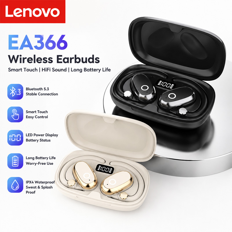 Lenovo EA366 Baru, Earphone Bl - Esports Gaming Earbuds ulasan dan harga